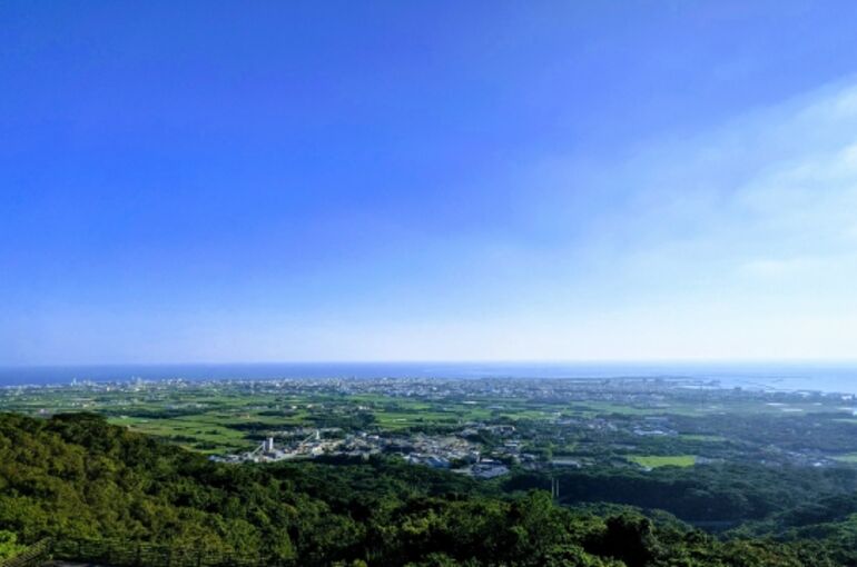 石垣島のバンナ公園からの眺望