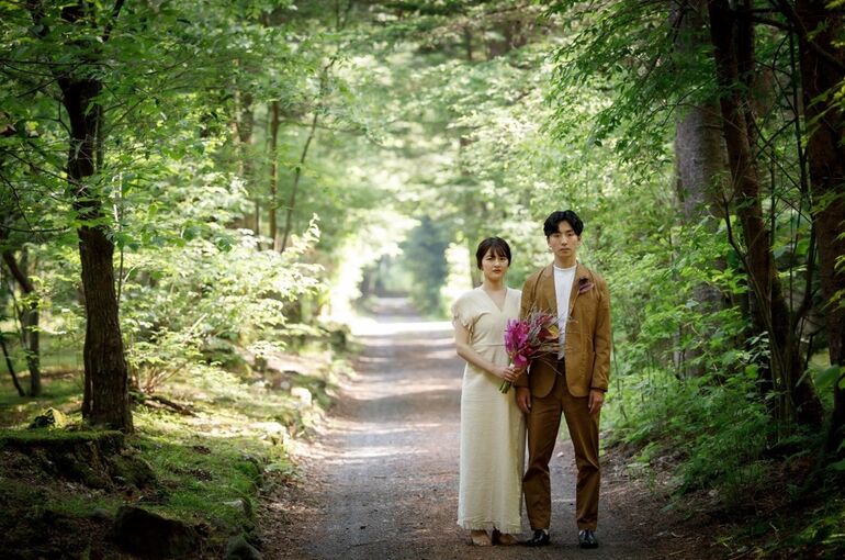 軽井沢　ウェディングフォト　写真