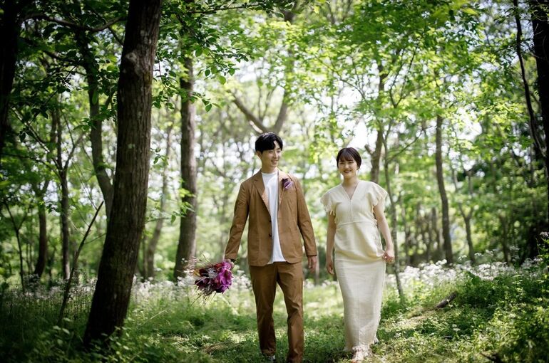 軽井沢　ウェディングフォト　写真