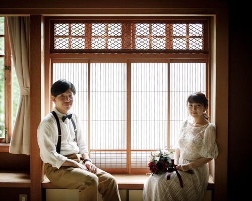 軽井沢　ウェディングフォト　前撮り