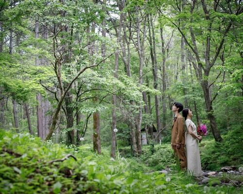 軽井沢　ウェディングフォト　前撮り