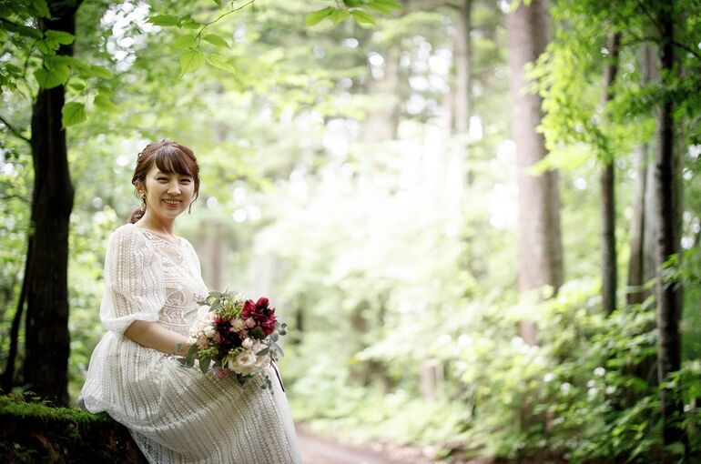 軽井沢　ウェディングフォト　写真
