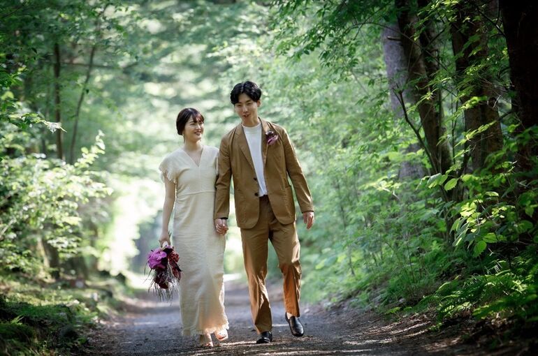 軽井沢　ウェディングフォト　写真