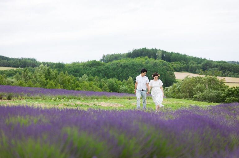 富良野　ウェディングフォト　写真
