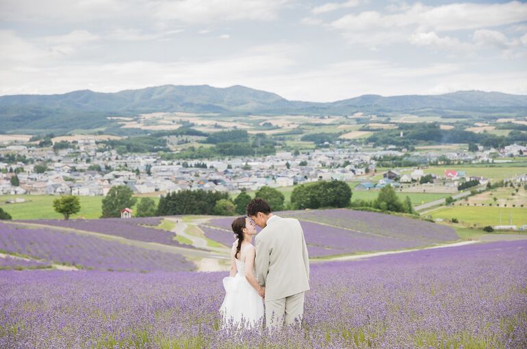 富良野　ウェディングフォト　写真