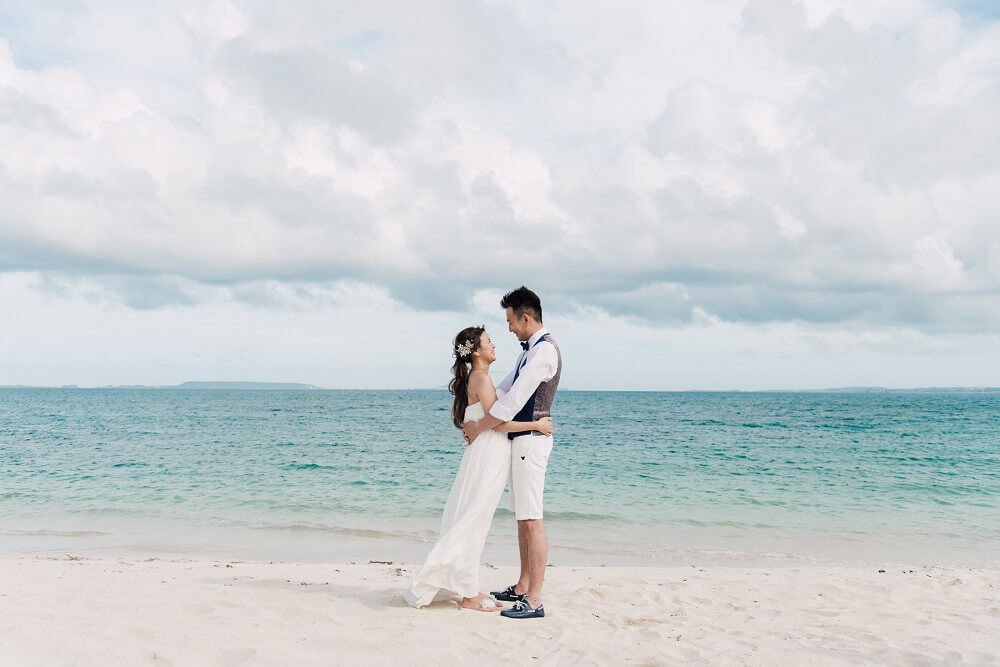沖縄　結婚写真