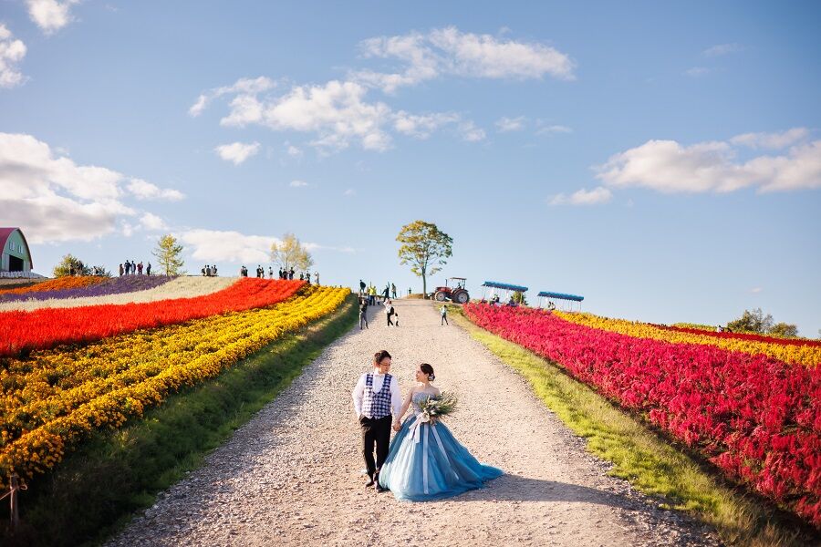 四季彩の丘　結婚写真