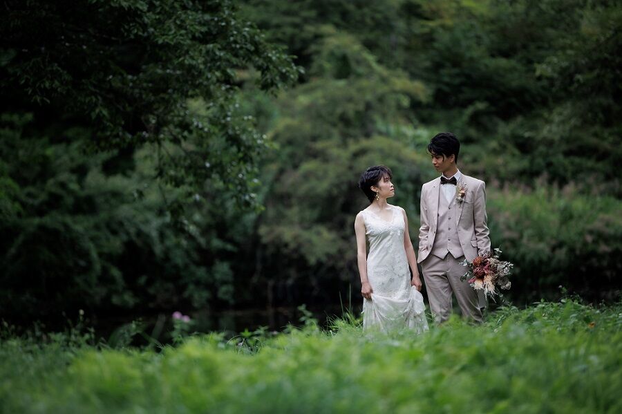 湖畔　結婚写真