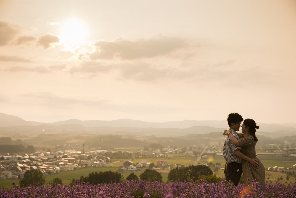 hokkaido sunset photo
