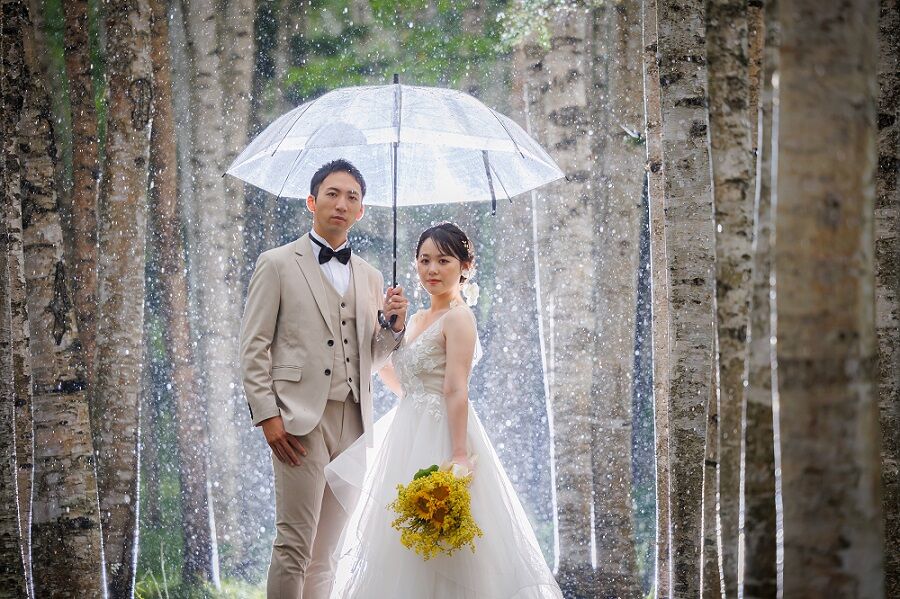 美瑛　結婚写真